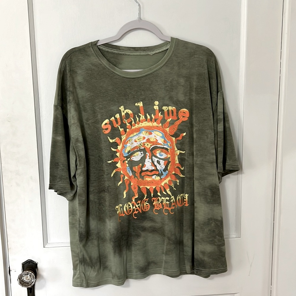 Green shirt
